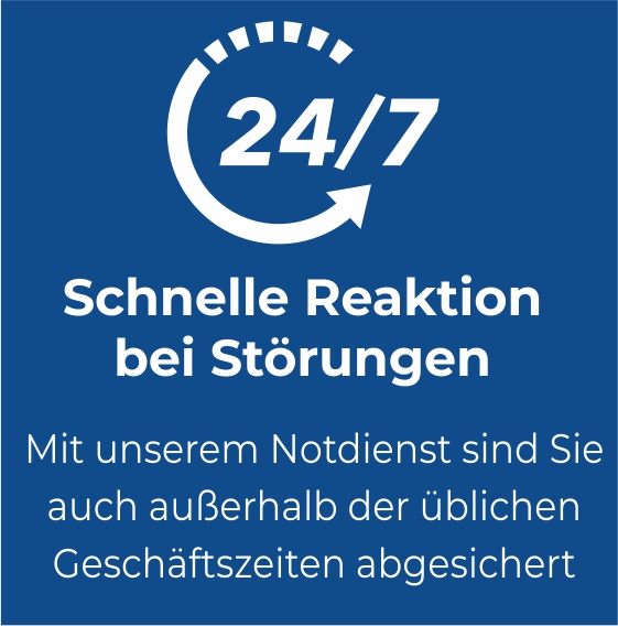 Schnelle Reaktion bei Störungen